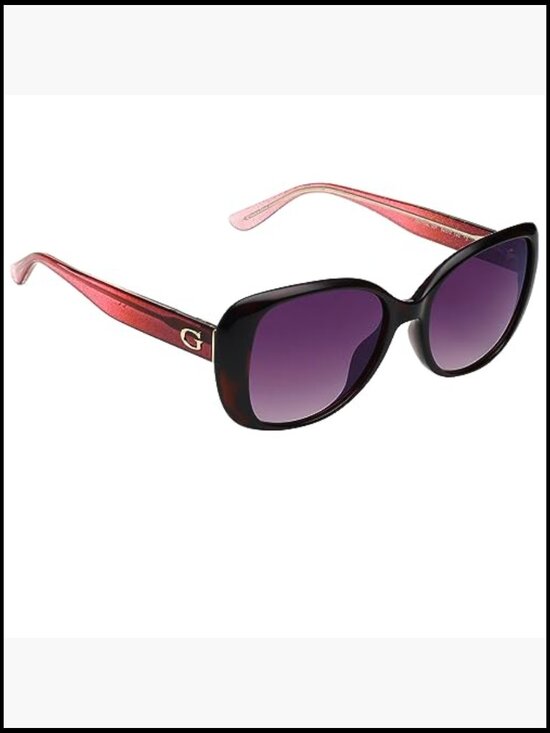 Square Sunglasses with Gradient Lenses, Plastic Frame, UV Protection main image 6